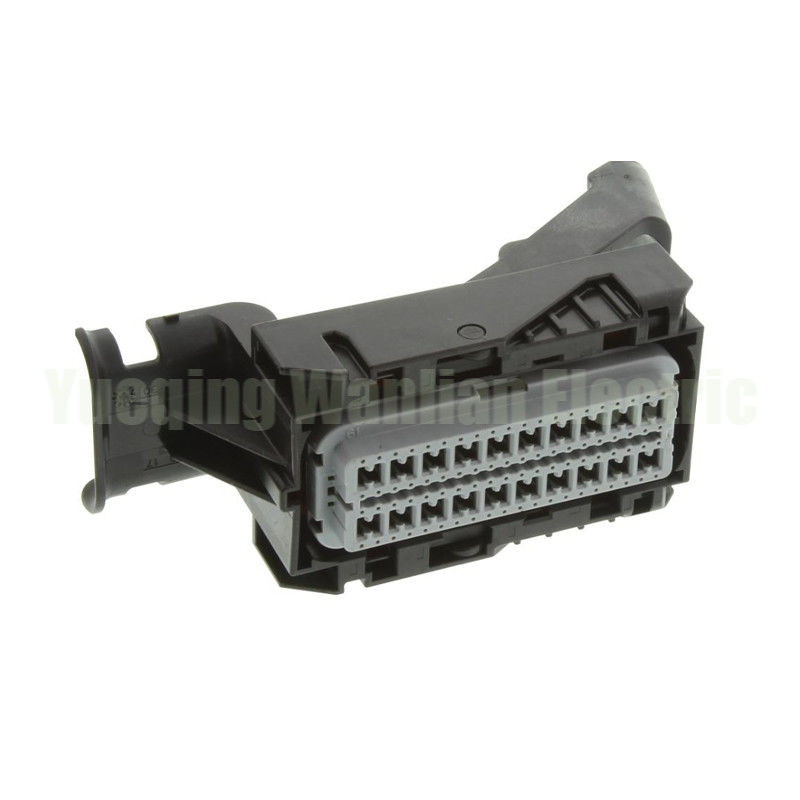 34566-0803 80 Pin Automotive ECU Connector Socket Czarny Kolor