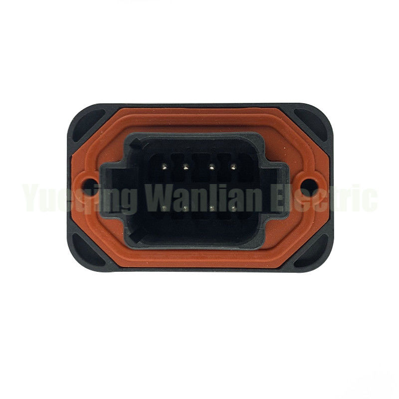 8 Pin DT15-8PB Automotive Waterproof Connector prosty uchwyt szpilki PCB solder panel końcowy gniazdo złącza