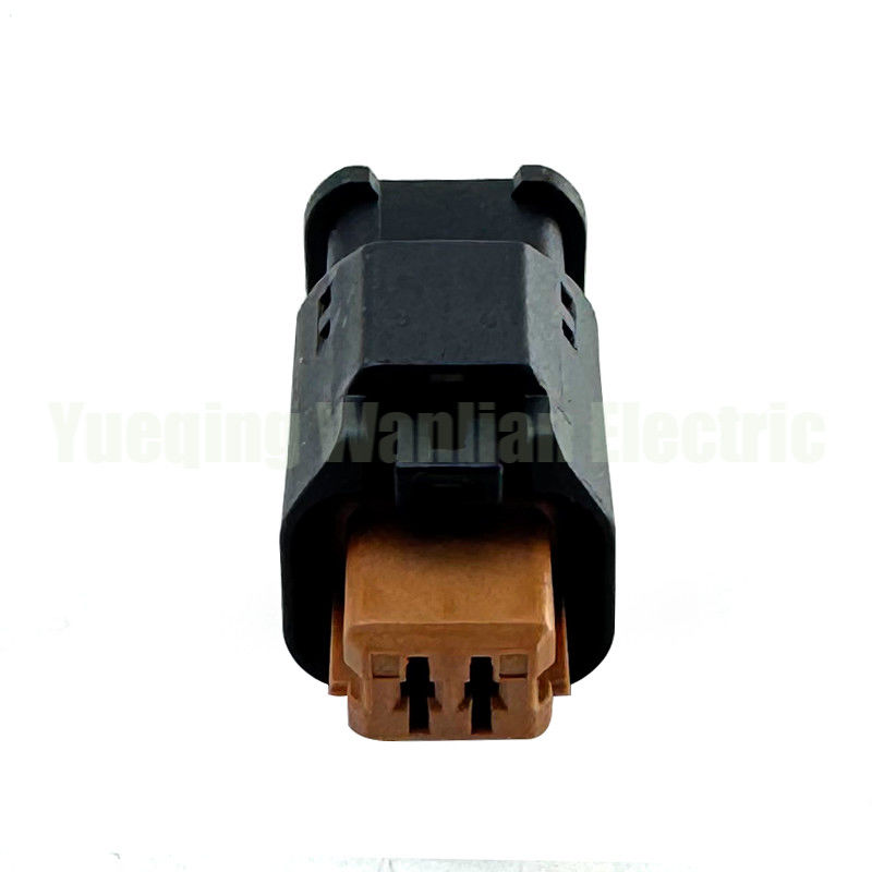 2 Pin 1801175-6 AC Assembly Automobile Headlight Sensor Wiring Socket for Car Waterproof Connector
