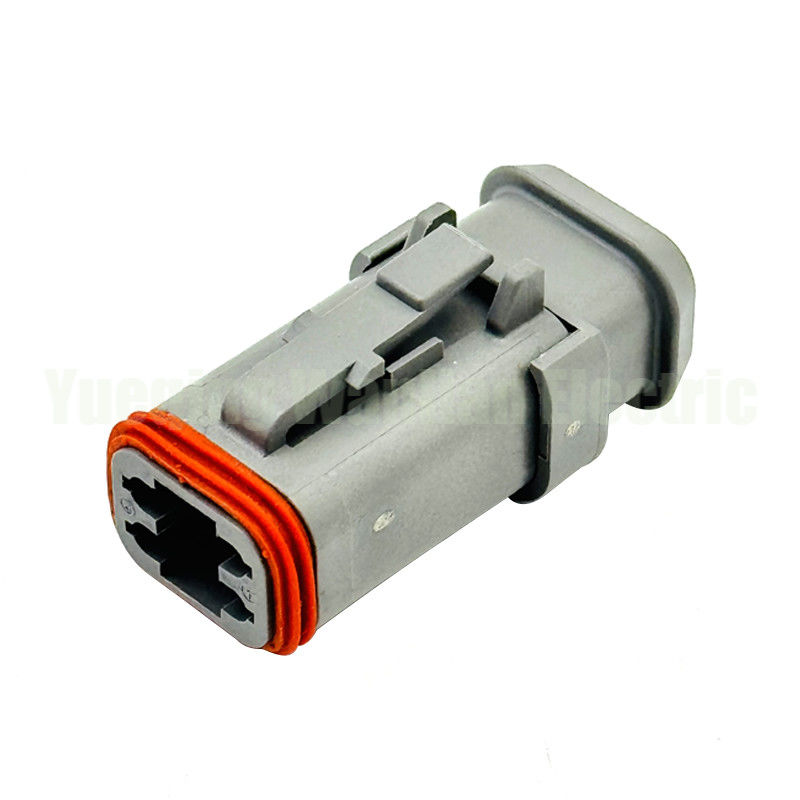4 Way DT06-4S-E008 Deutsch DT Series Socket Plug Automotive Connector Plug Szary